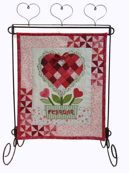 Nähanleitung Komplett-Set 12 Monatsbilder Gundi's Quilt Heaven