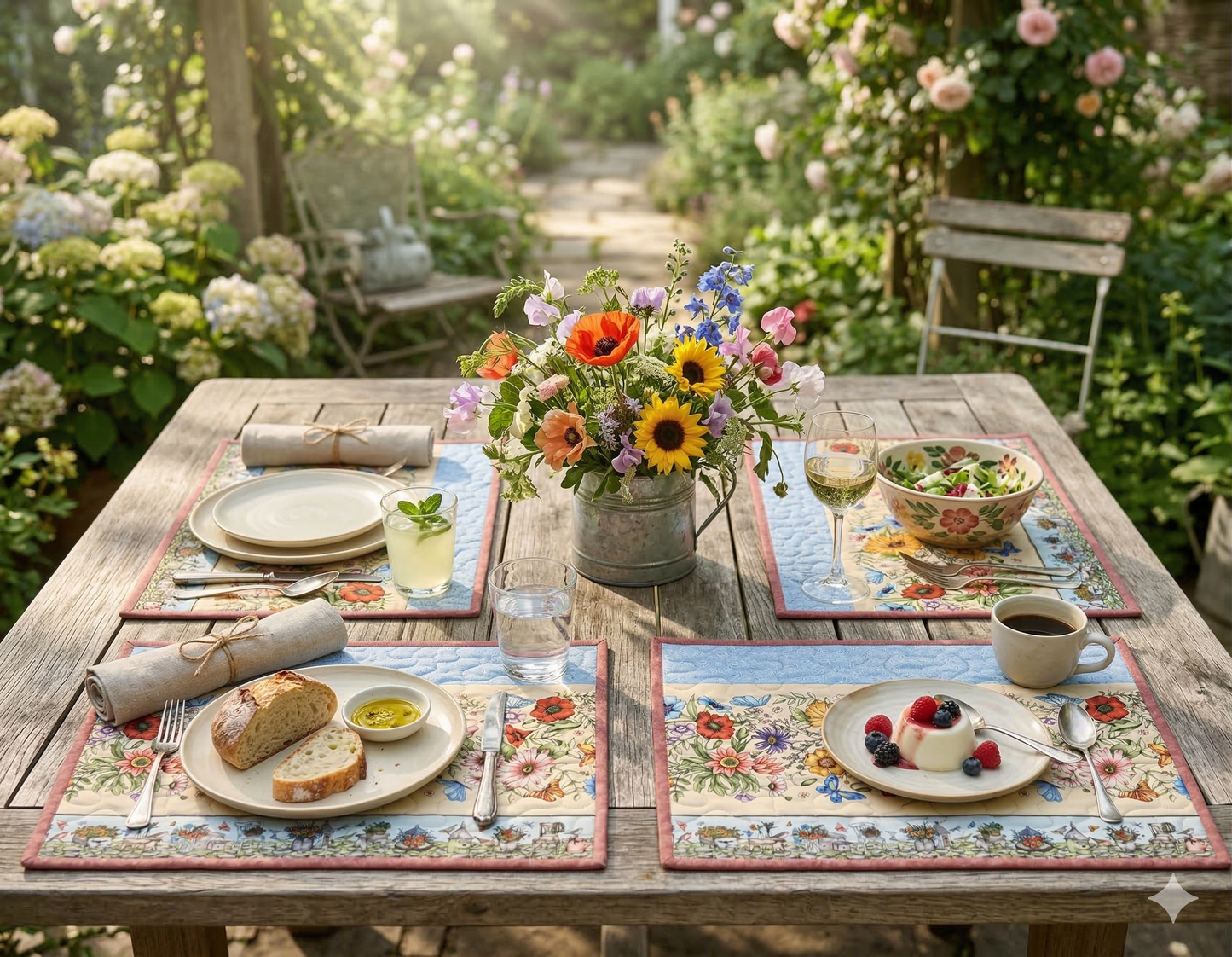 Materialpackung Sommerwiese Gundi's Quilt Heaven