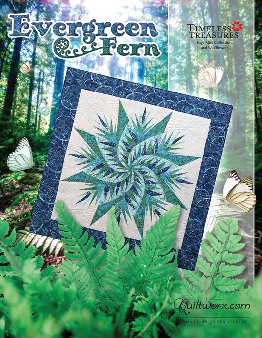 Nähanleitung Evergreen Fern Judy Niemeyer Quilting