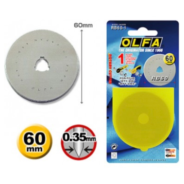 OLFA Rotary Blades 60 mm Olfa