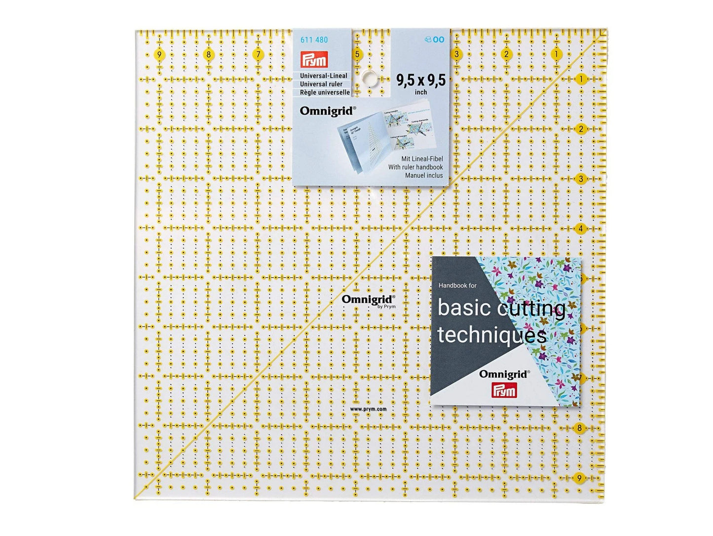 Omnigrid Ruler 9,5 x 9,5 Inch Omnigrid
