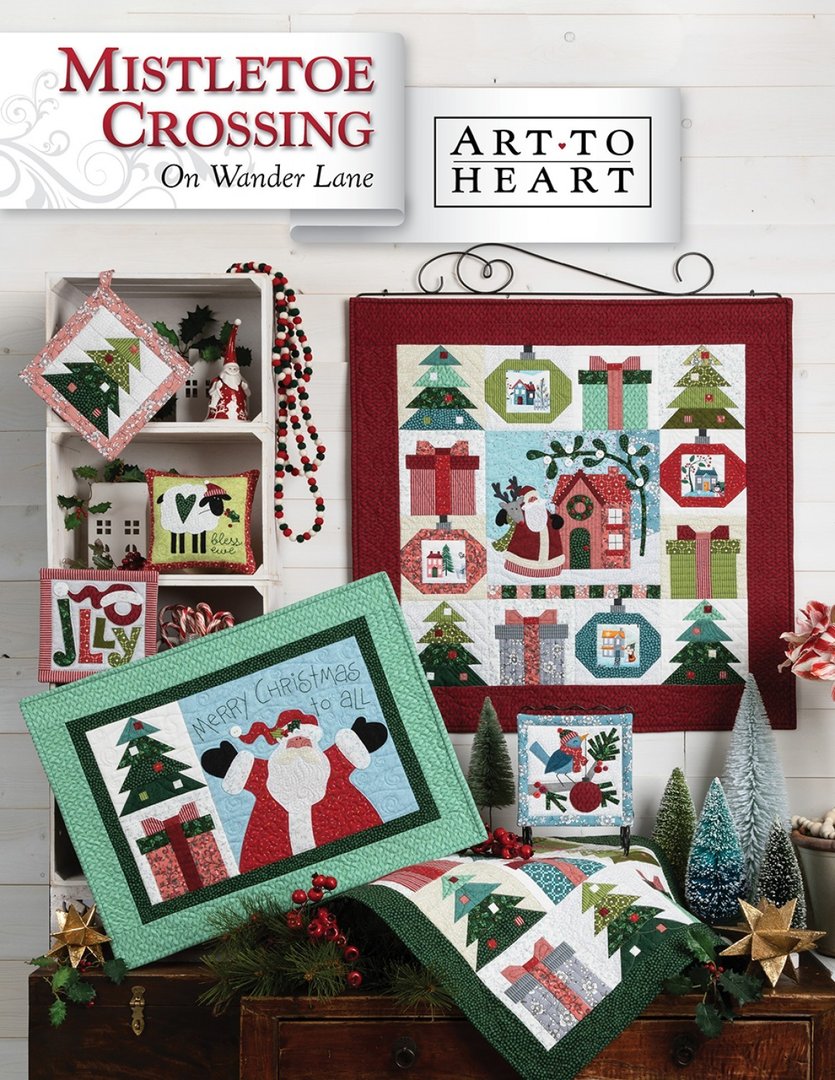 Nähanleitung On Wander Lane Mistletoe Crossing - Block 12 Art to Heart