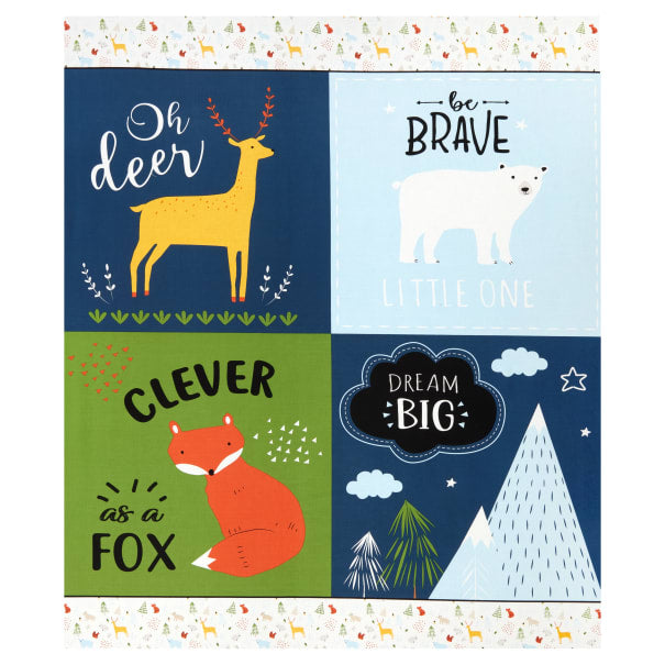 Panel Green In The Forest Riley Blake Designs