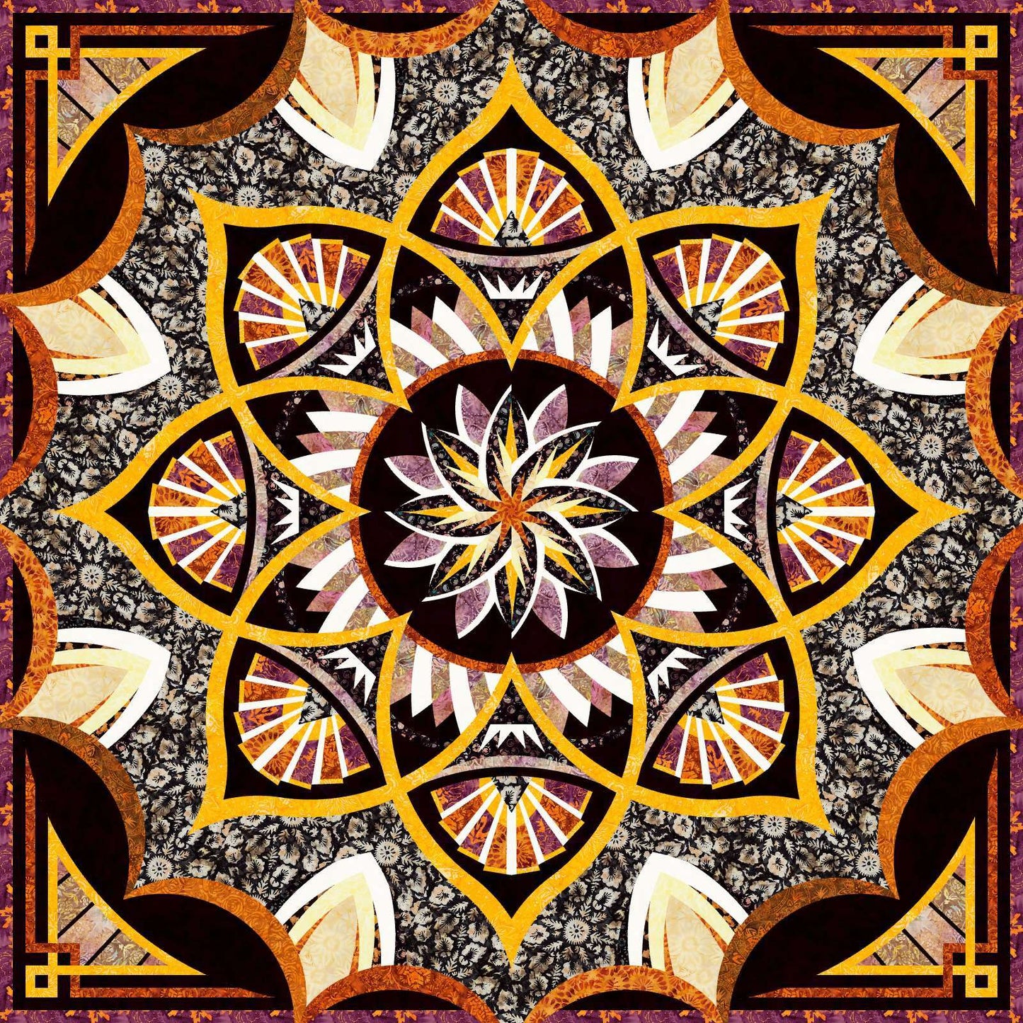 Stoffpaket Wall - Painted Canyon Tonga Batiks - TOTM *Arcadia* 2027 quiltworx