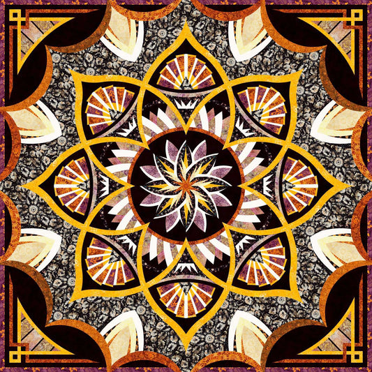 Stoffpaket Wall - Painted Canyon Tonga Batiks - TOTM *Arcadia* 2027 quiltworx
