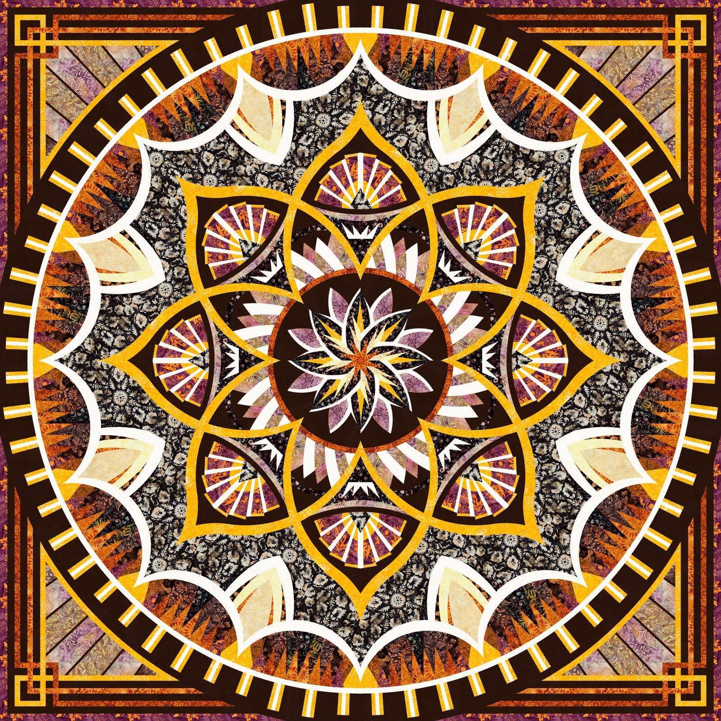 Stoffpaket Queen - Painted Canyon Tonga Batiks  - TOTM *Arcadia* 2027