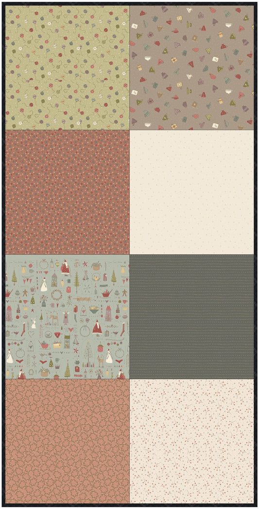 Stoffpaket Stoffpaket - Down Tinsel Lane - Anni Downs Henry Glass & Co.