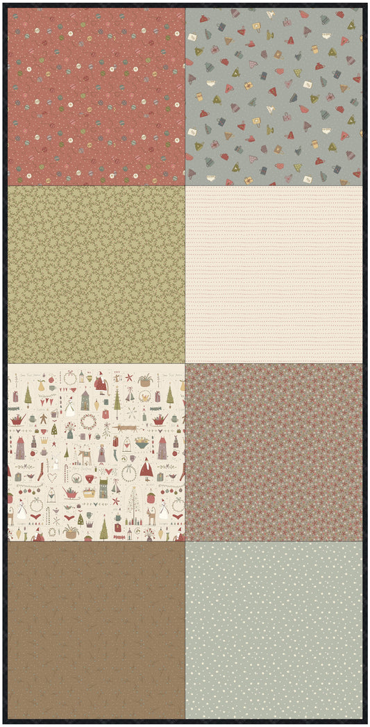 Stoffpaket Stoffpaket - Down Tinsel Lane - Anni Downs Henry Glass & Co.
