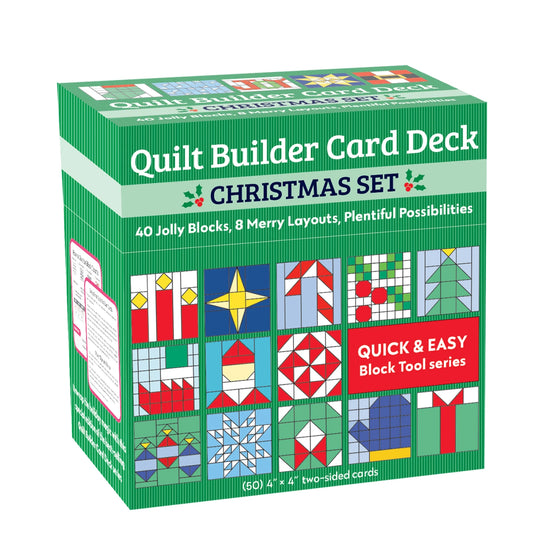 Quilt Builder Card Deck  Christmas Set