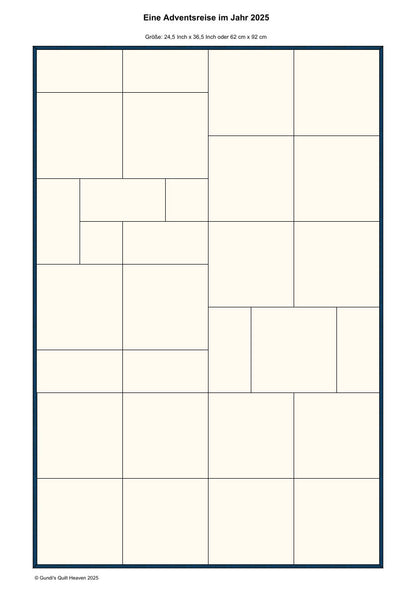 Stoffpaket Mystery Adventskalender 25