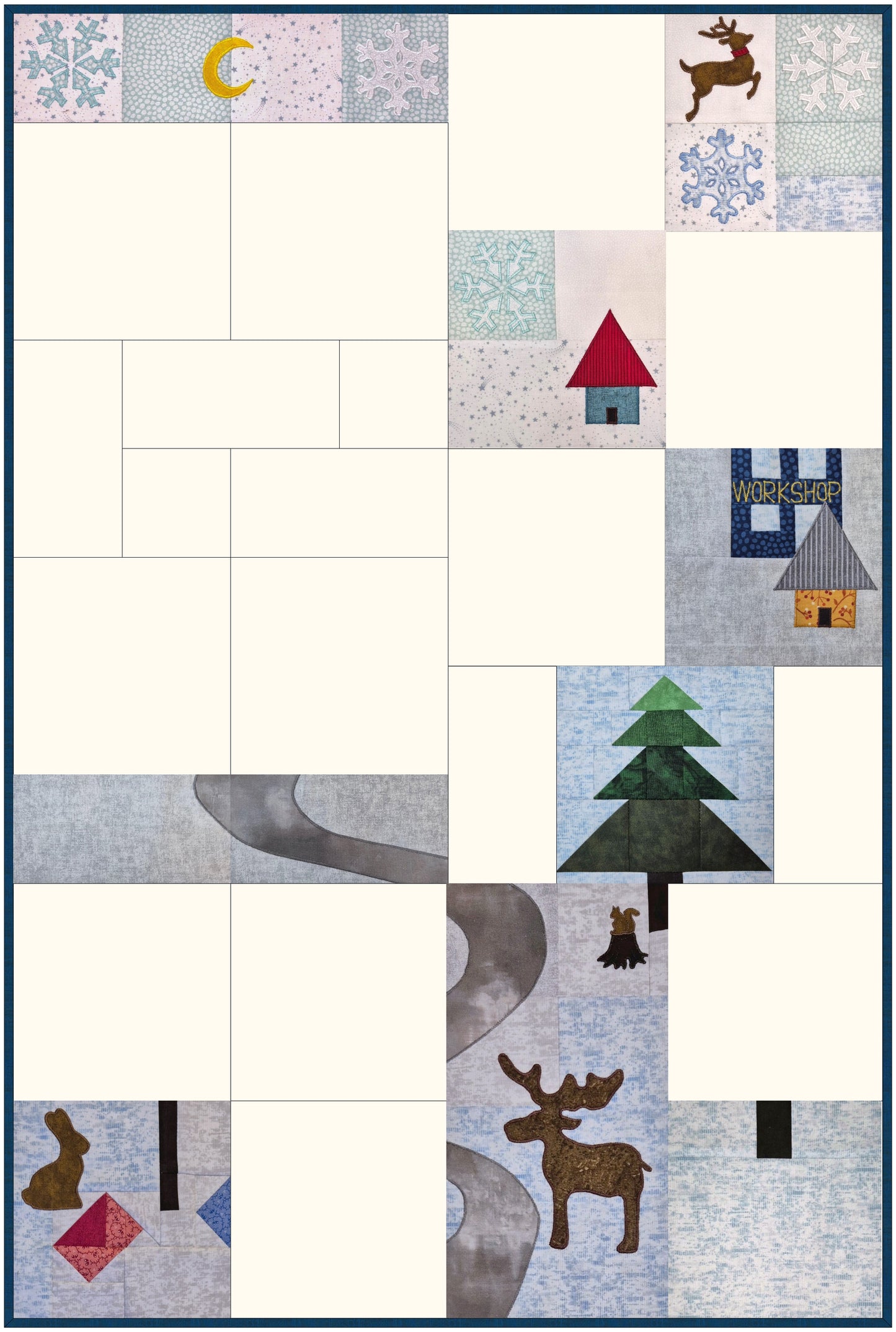 Nähanleitung Adventsreise 2025 Block 10 Gundi's Quilt Heaven