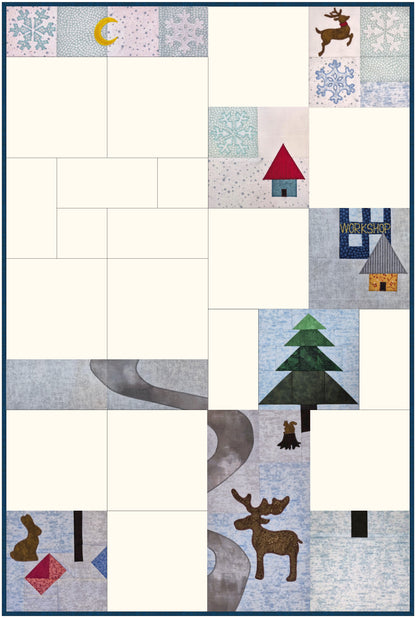 Nähanleitung Adventsreise 2025 Block 10 Gundi's Quilt Heaven
