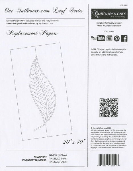 Replacement Papers One Leaf