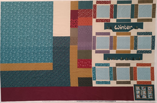 Stoffpaket Happy Snowmen Winter Quilt