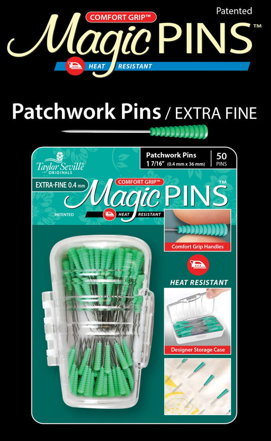Patchwork Pins Extra Fine