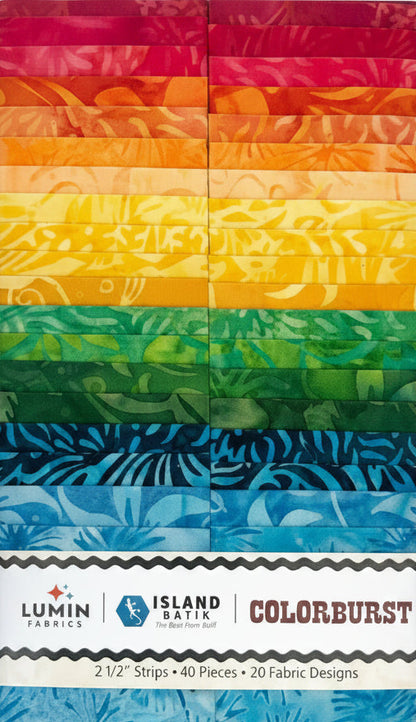 Strips Colorburst Island Batik