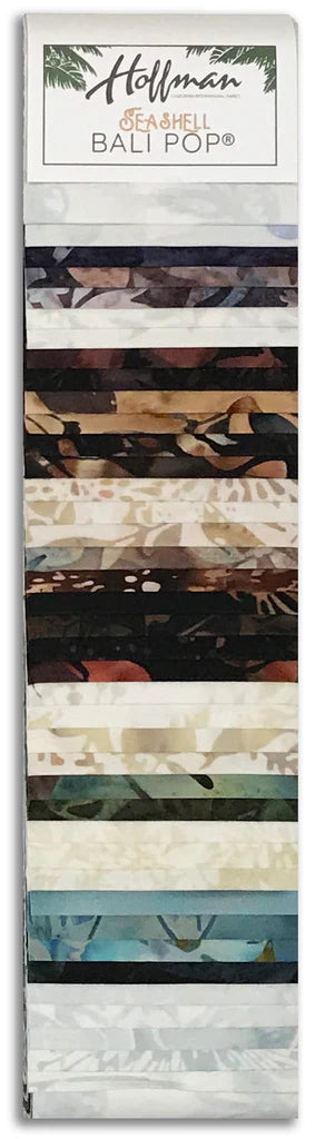 Strips Seashell Hoffman California Fabrics