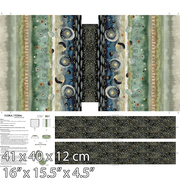 Panel Flora & Form Windham Fabrics & Anthology Batiks