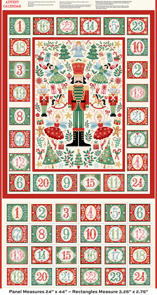 Panel Nutcracker Advent Calendar