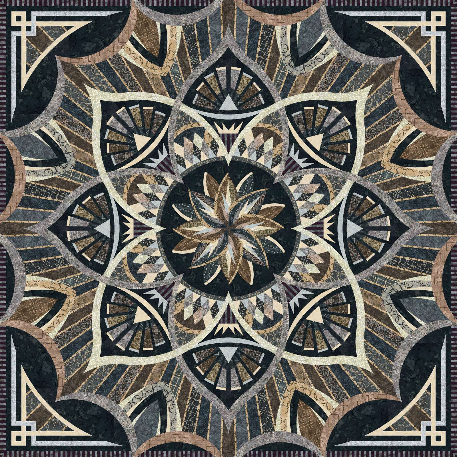 Stoffpaket Wall - Urban Loft - TOTM *Arcadia* 2027 quiltworx