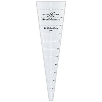 24 Wedge Ruler 15 Degrees – Gundi's Quilt Heaven