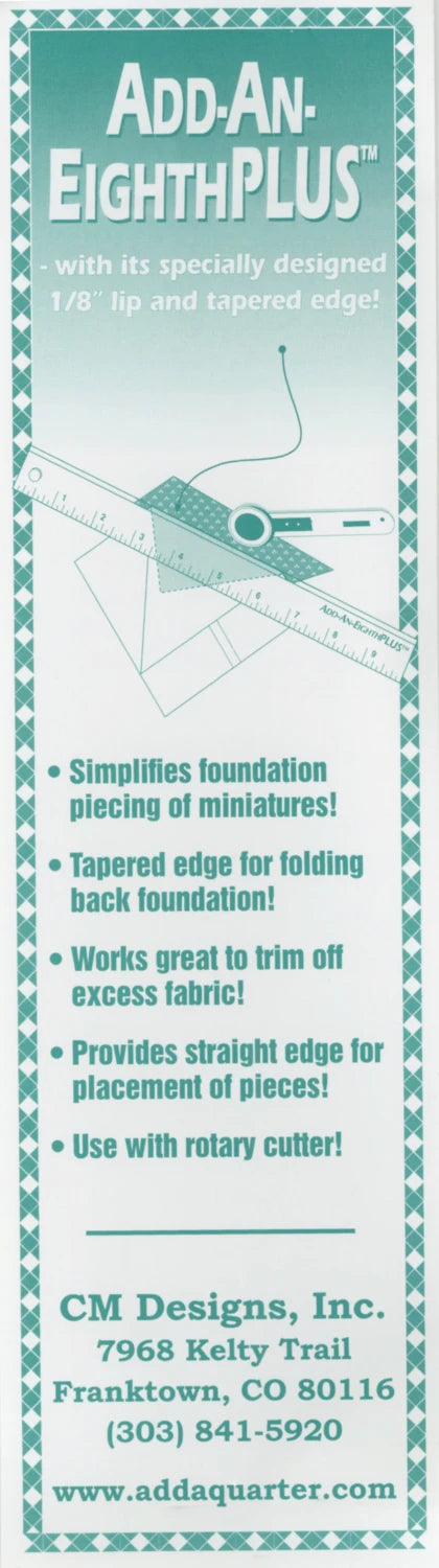 Add An Eighth Plus CM Designs, Inc.