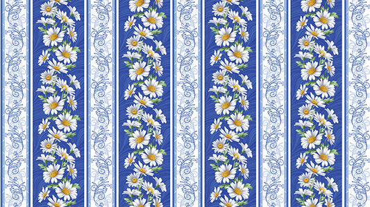 Baumwollstoff All About Daisies Benartex