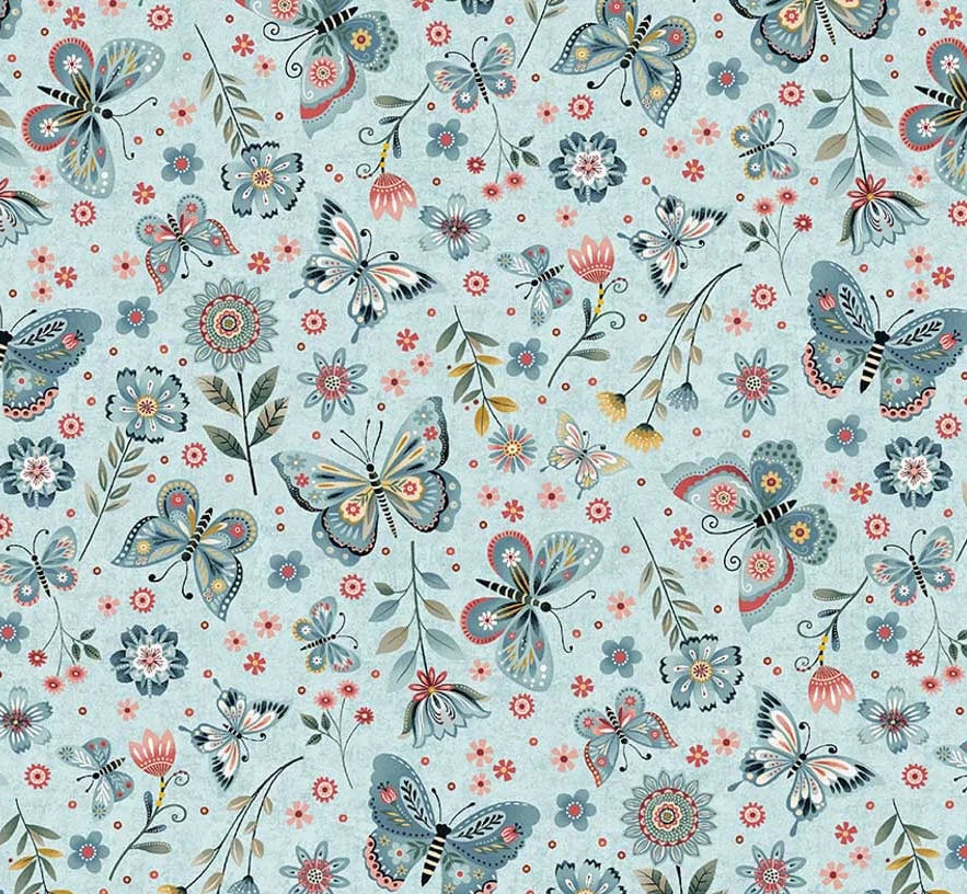 Baumwollstoff Butterfly Henry Glass & Co.