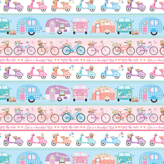 Enjoy The Ride Stripe Multi