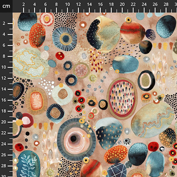 Baumwollstoff FireOpal Windham Fabrics & Anthology Batiks