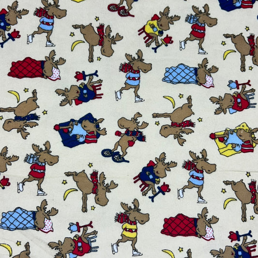 Winter Moose Flanell