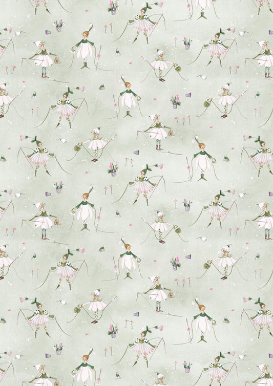 Frühlingszauber Faden und Schneeglöckchen Acufactum