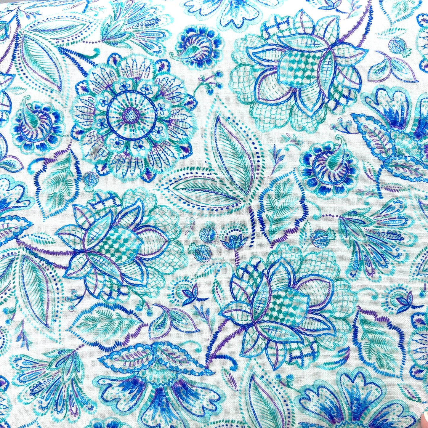 Baumwollstoff Indigo Timeless Treasures Fabrics