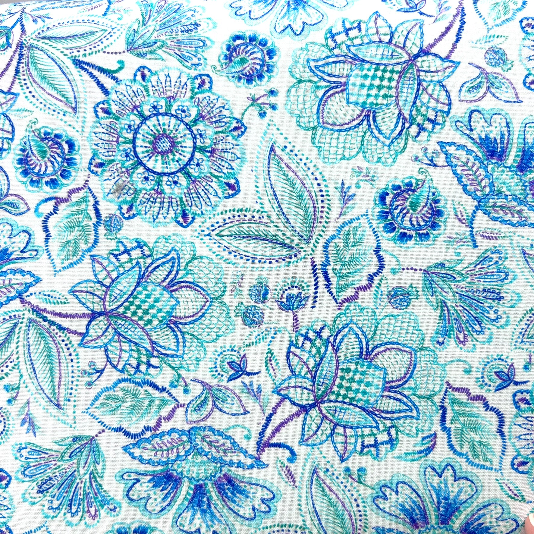Baumwollstoff Indigo Timeless Treasures Fabrics