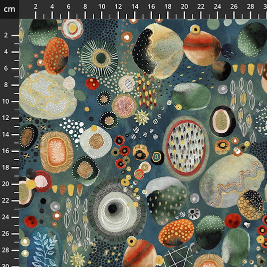 Baumwollstoff Labradorite Windham Fabrics & Anthology Batiks