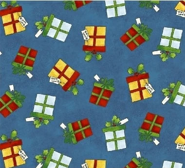 Baumwollstoff Presents Winter Wishes