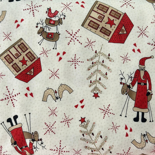 Baumwollstoff Scandinavian Christmas II Lecien