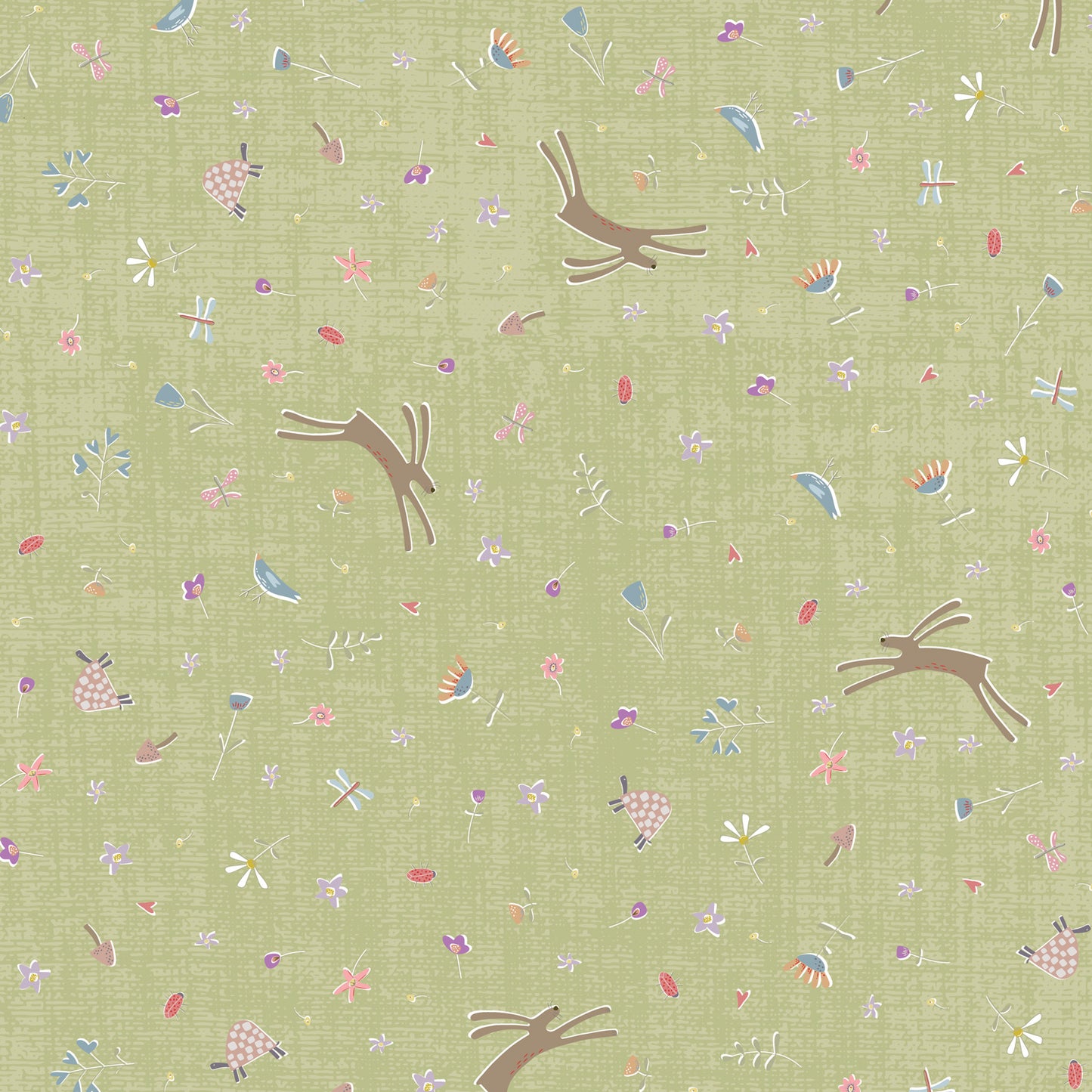Baumwollstoff Slow & Steady Devonstone