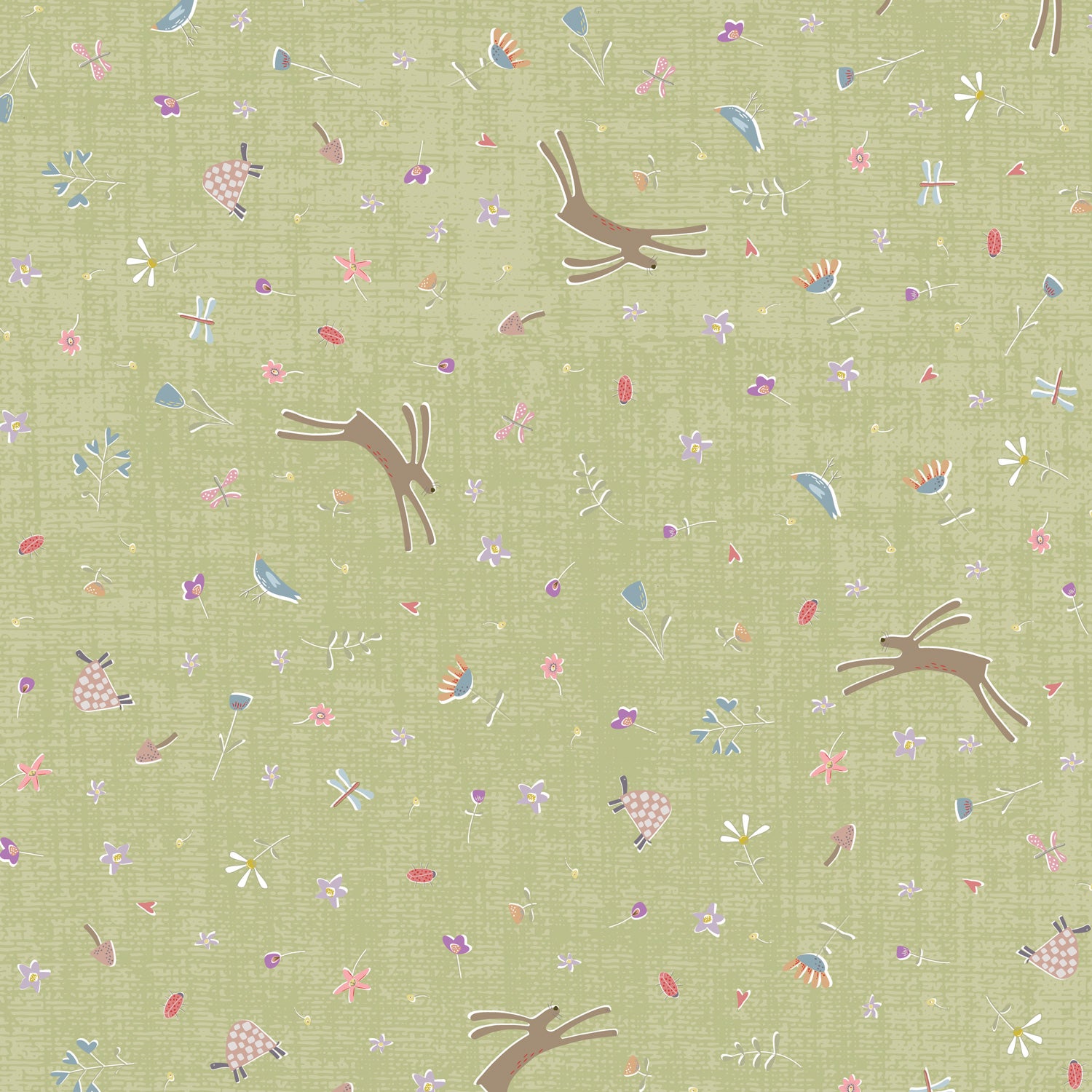 Baumwollstoff Slow & Steady Devonstone