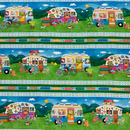 Baumwollstoff Wanderlust P&B Textiles