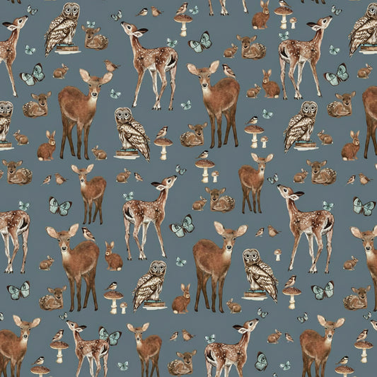 Baumwollstoff Whimsical Woods