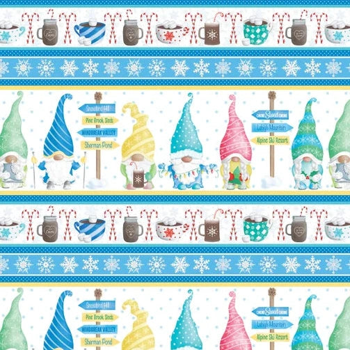 Winter Gnome Stripe Multi