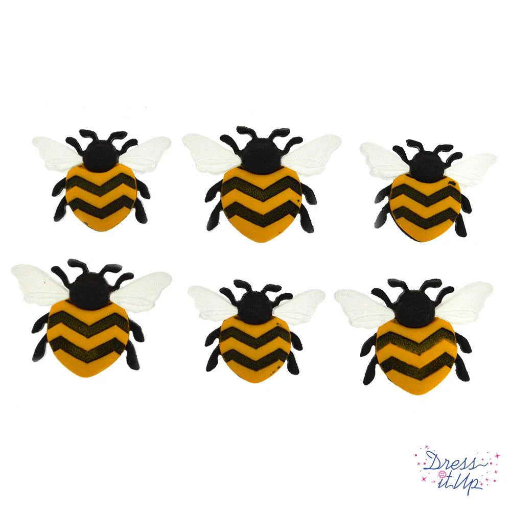 Dekoknopf Bee Happy Dress It Up