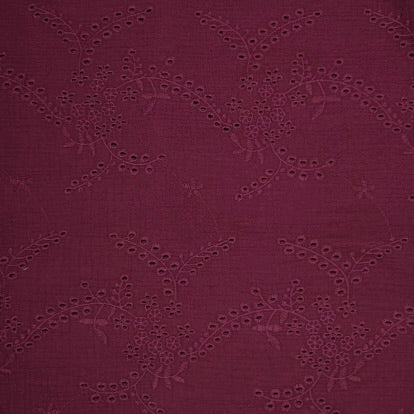 Bekleidungsstoff Burgundy Bloom