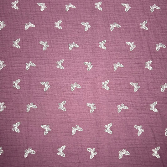 Bekleidungsstoff Butterfly Pink