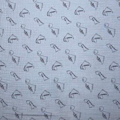 Bekleidungsstoff Dinosaur Blue
