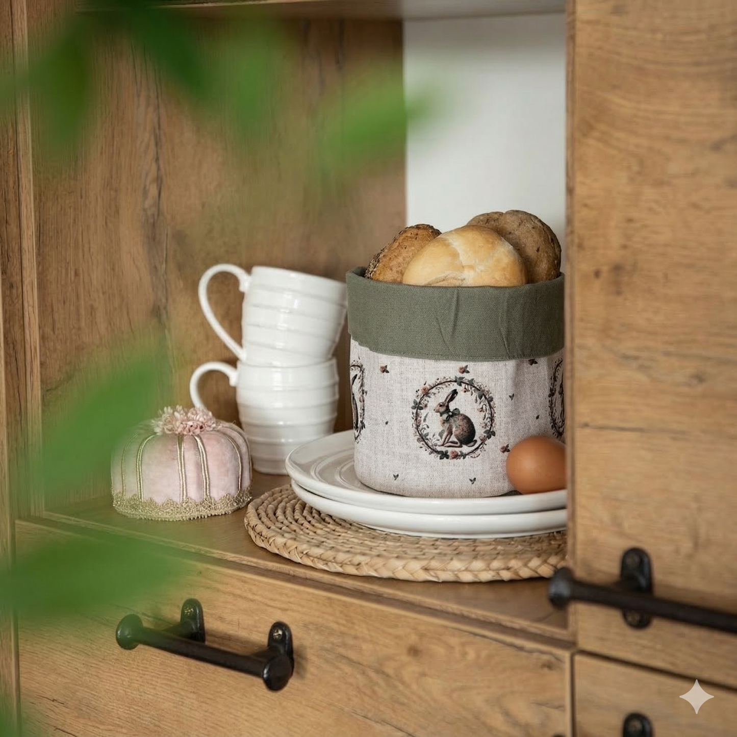 Brotkörbchen grün Clayre & Eef