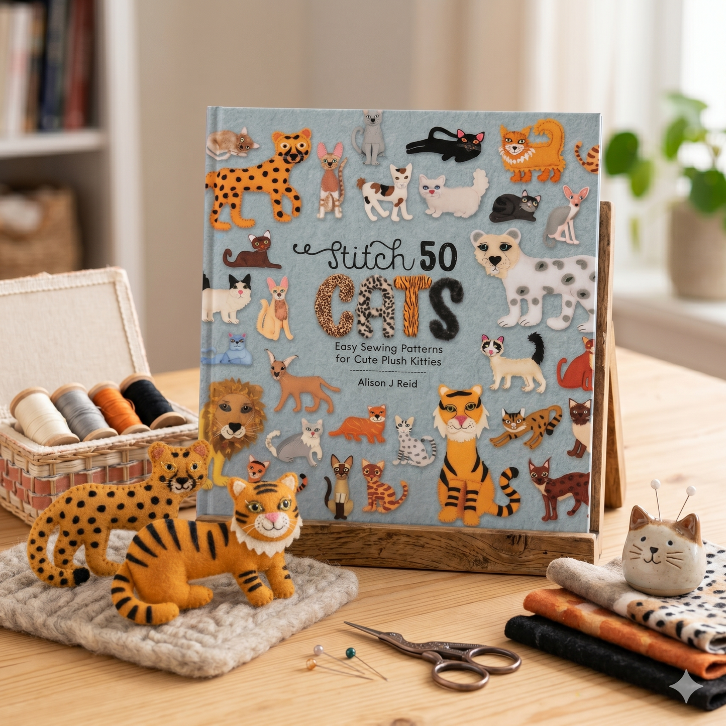 Stitch 50 Cats - Easy Sewing Patterns for Cute Plush Kitties - Buch