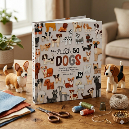 Stitch 50 Dogs - Easy Sewing Patterns for Adorable Plush Pups - Buch