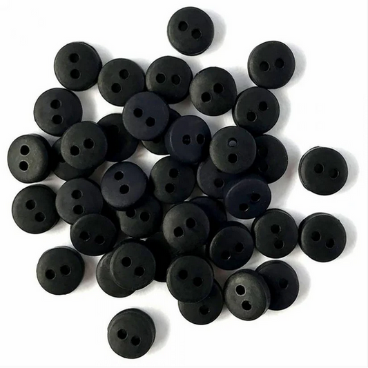 Dekoknopf Tiny Black Buttons Dress It Up